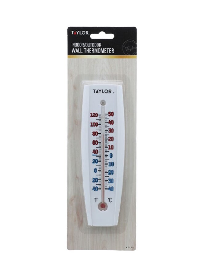 Taylor Durable and Easy to Use Plastic Indoor Wall Thermometer White 8 Inch 5154 - Image 1